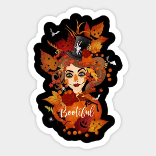 BOOtiful girl Sticker